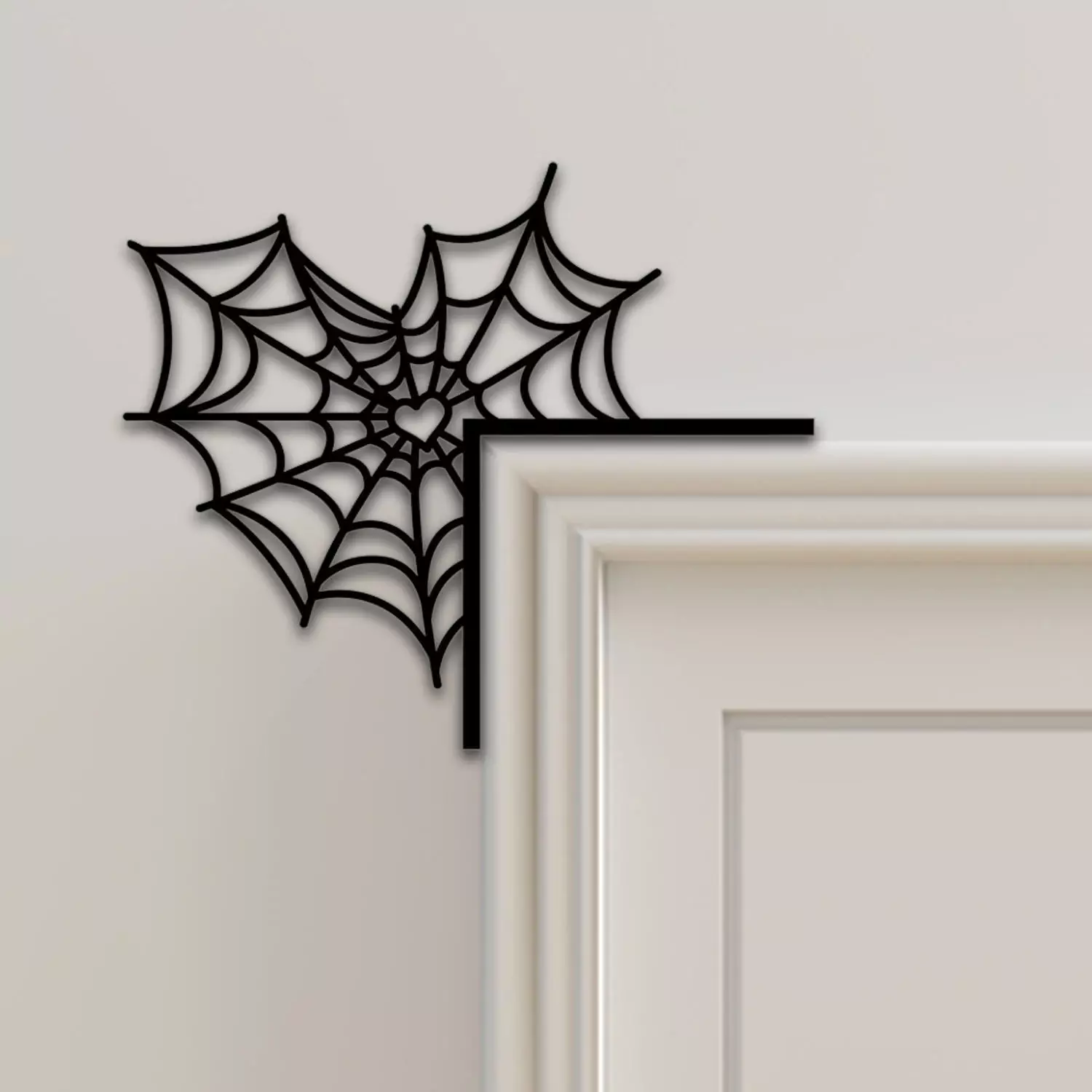 Web Heart Door Corner Decor 3D print model