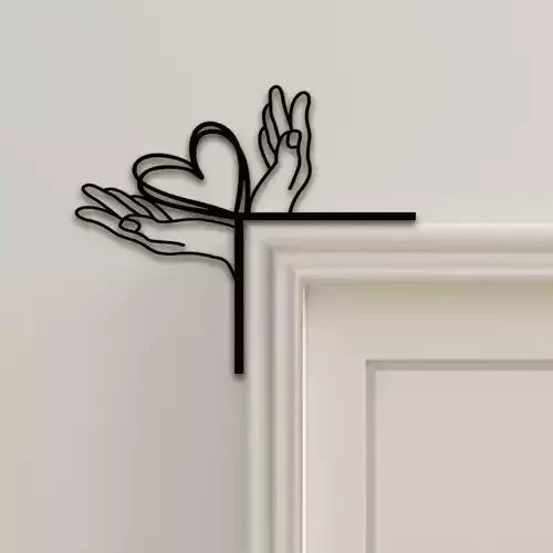 Heart Door Corner Decor