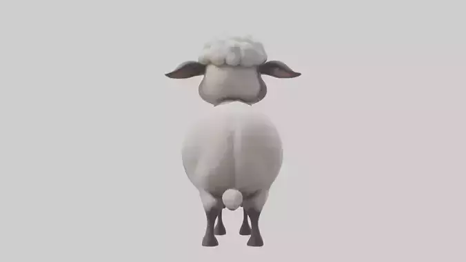 Cartoon Sheep model 3D model
