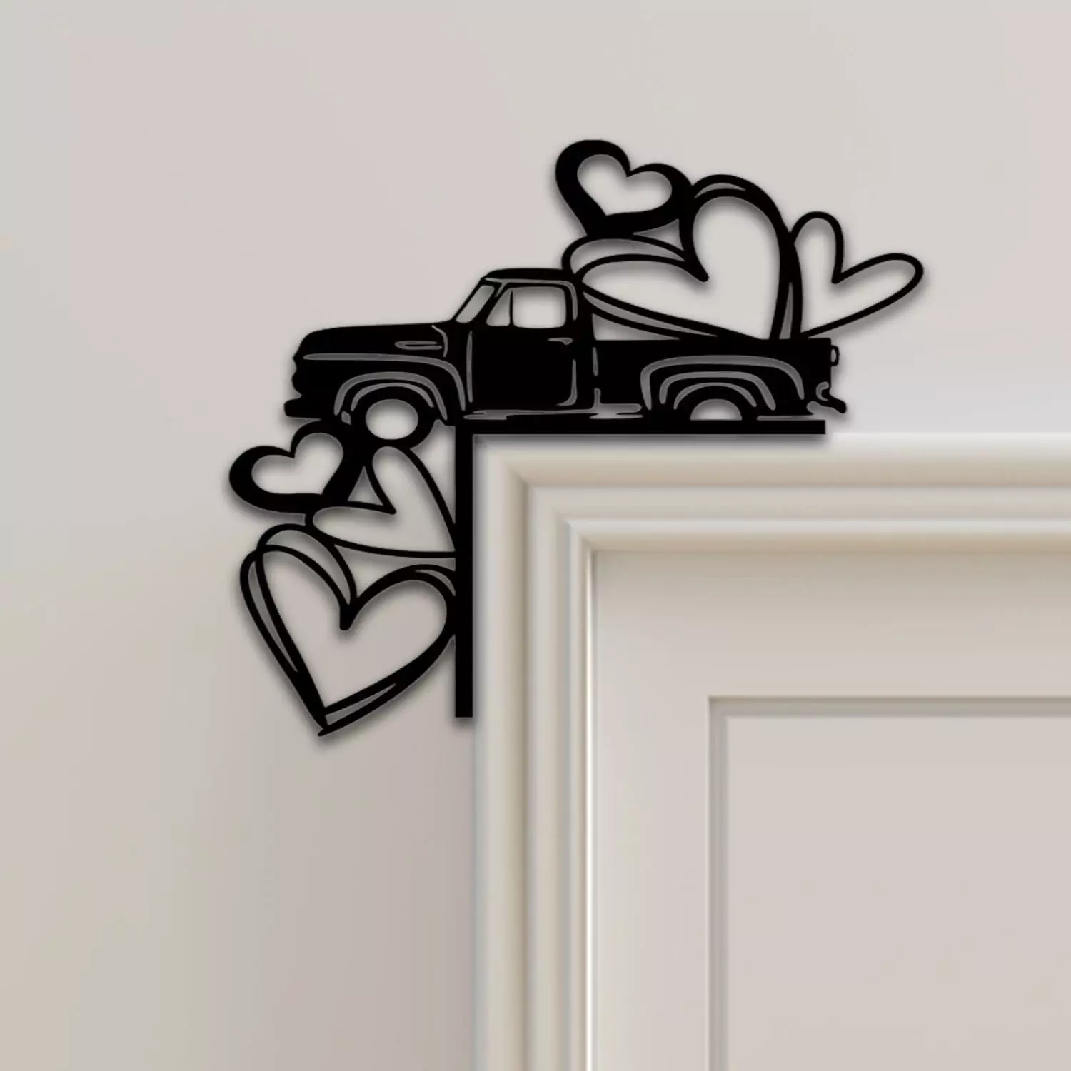 Heart Door Corner Decor 3D print model