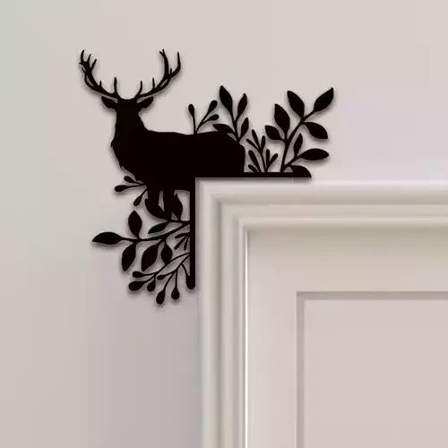 Deer Door Corner Decor