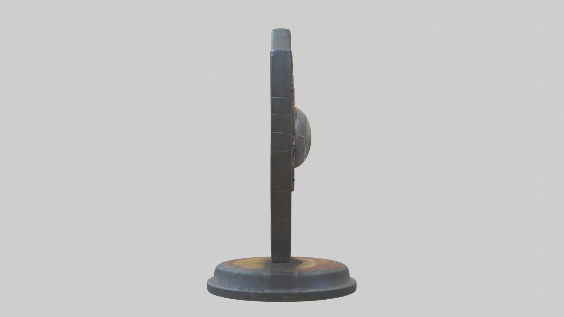 Cartoon Shield model 3D model_13