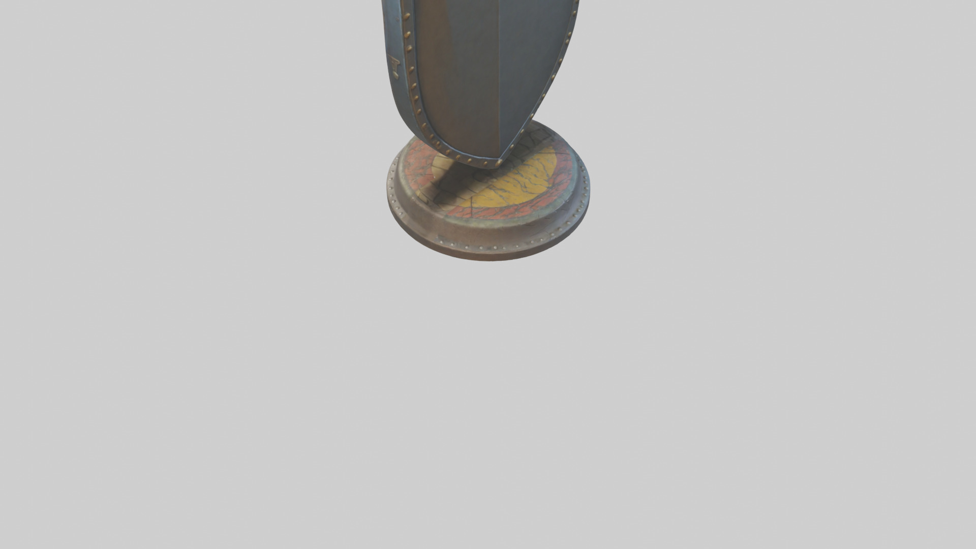 Cartoon Shield model 3D model_3