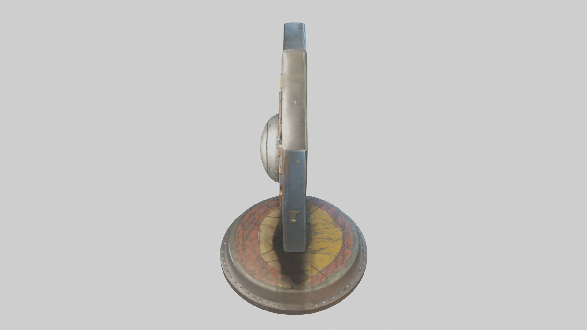 Cartoon Shield model 3D model_17