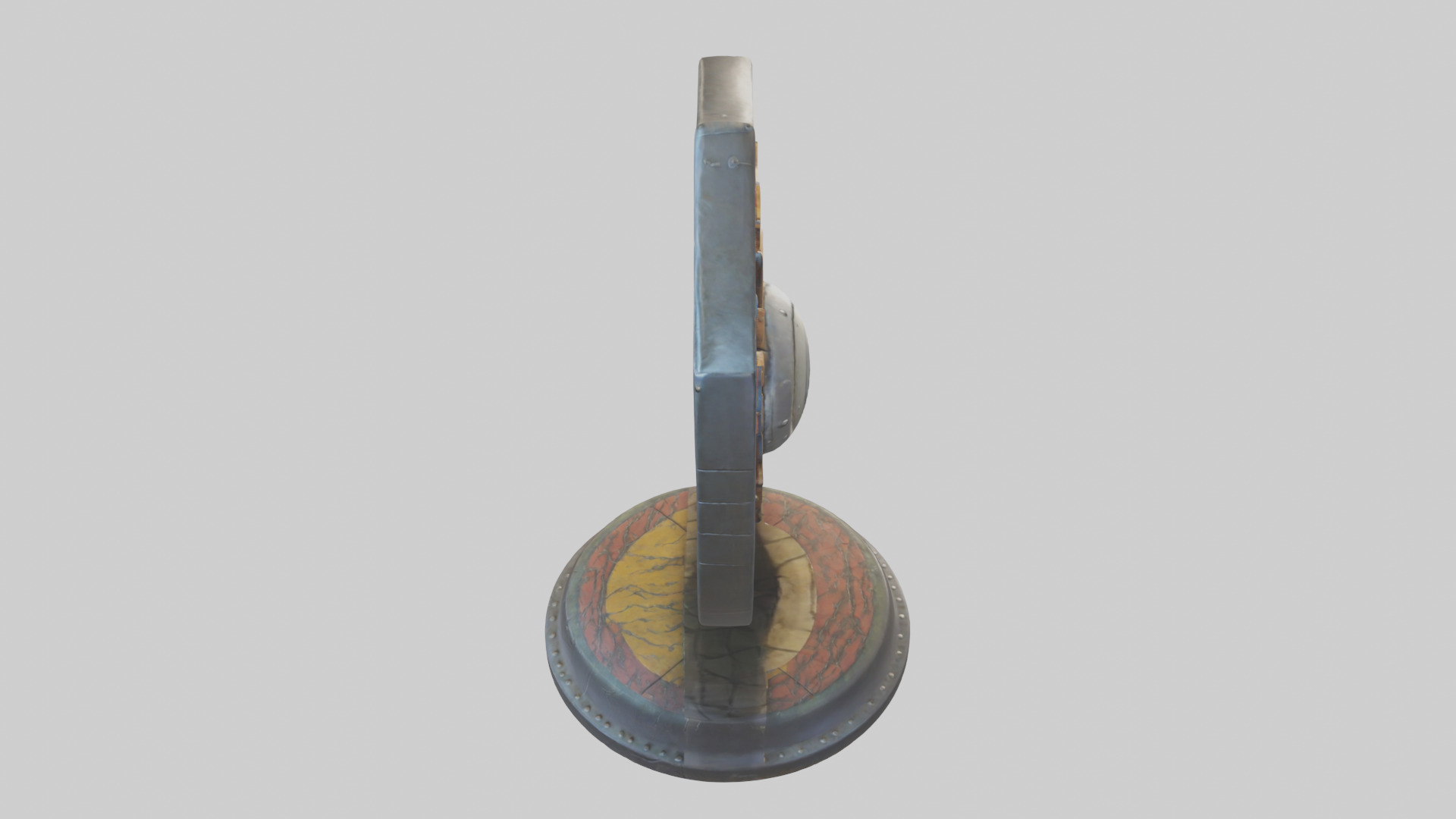 Cartoon Shield model 3D model_18
