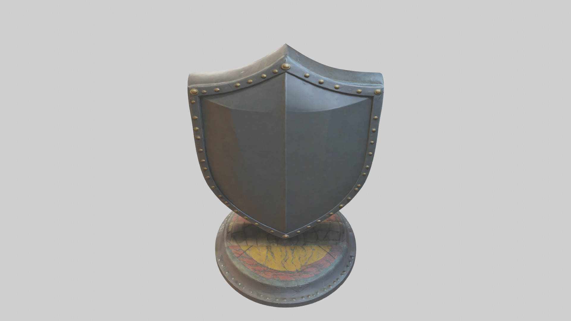 Cartoon Shield model 3D model_15