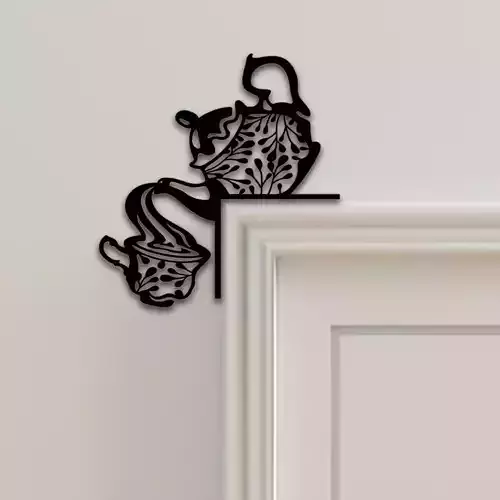 Tea Door Corner Decor