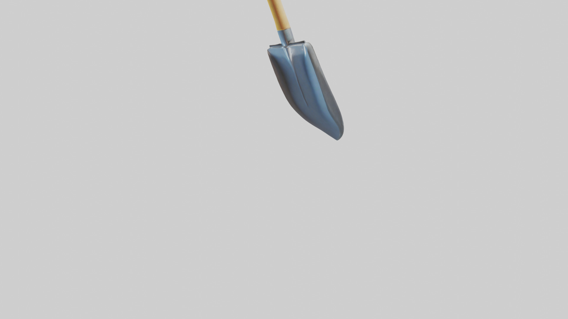 Cartoon Shovel model 3D model_5