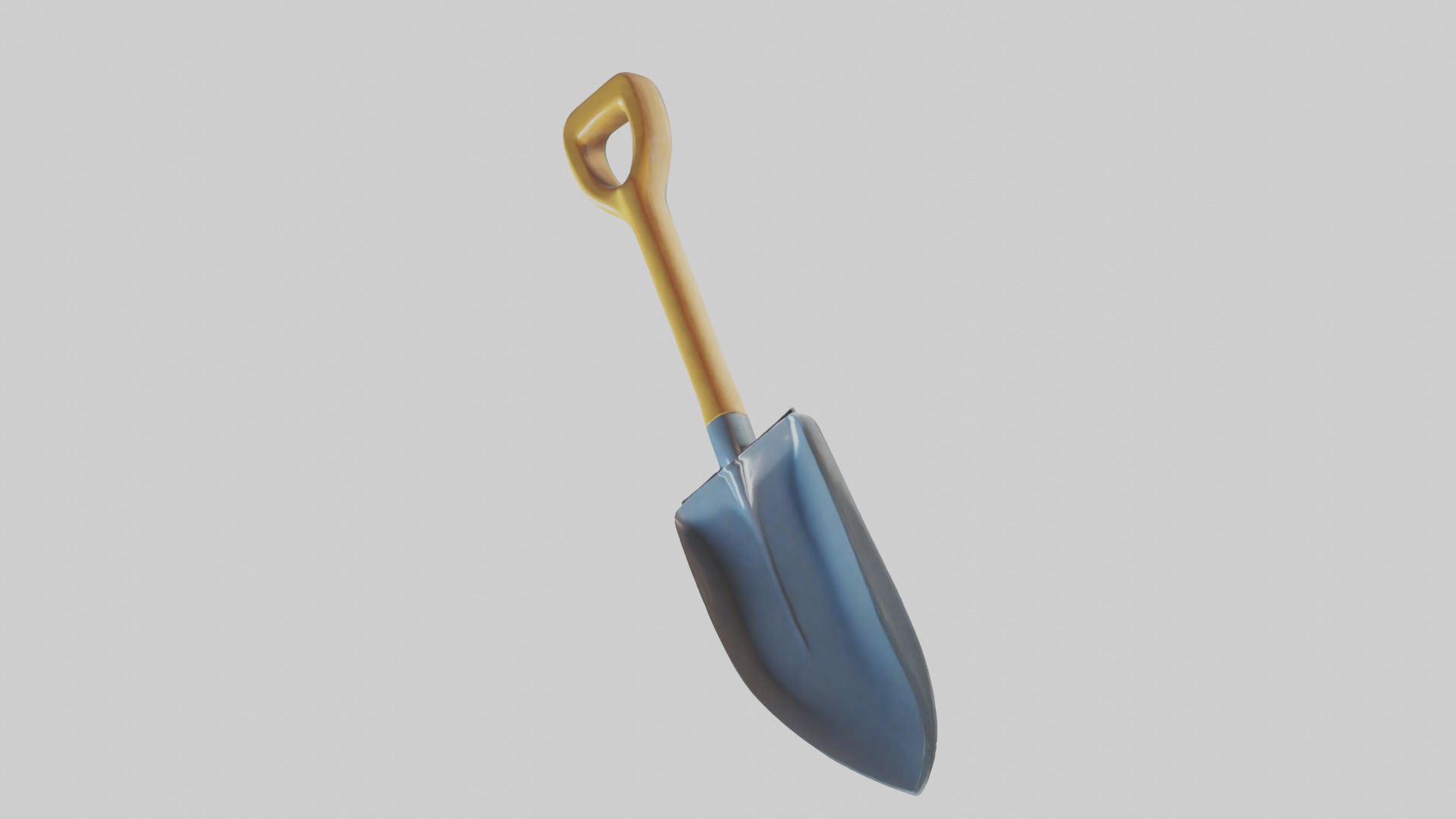 Cartoon Shovel model 3D model_8