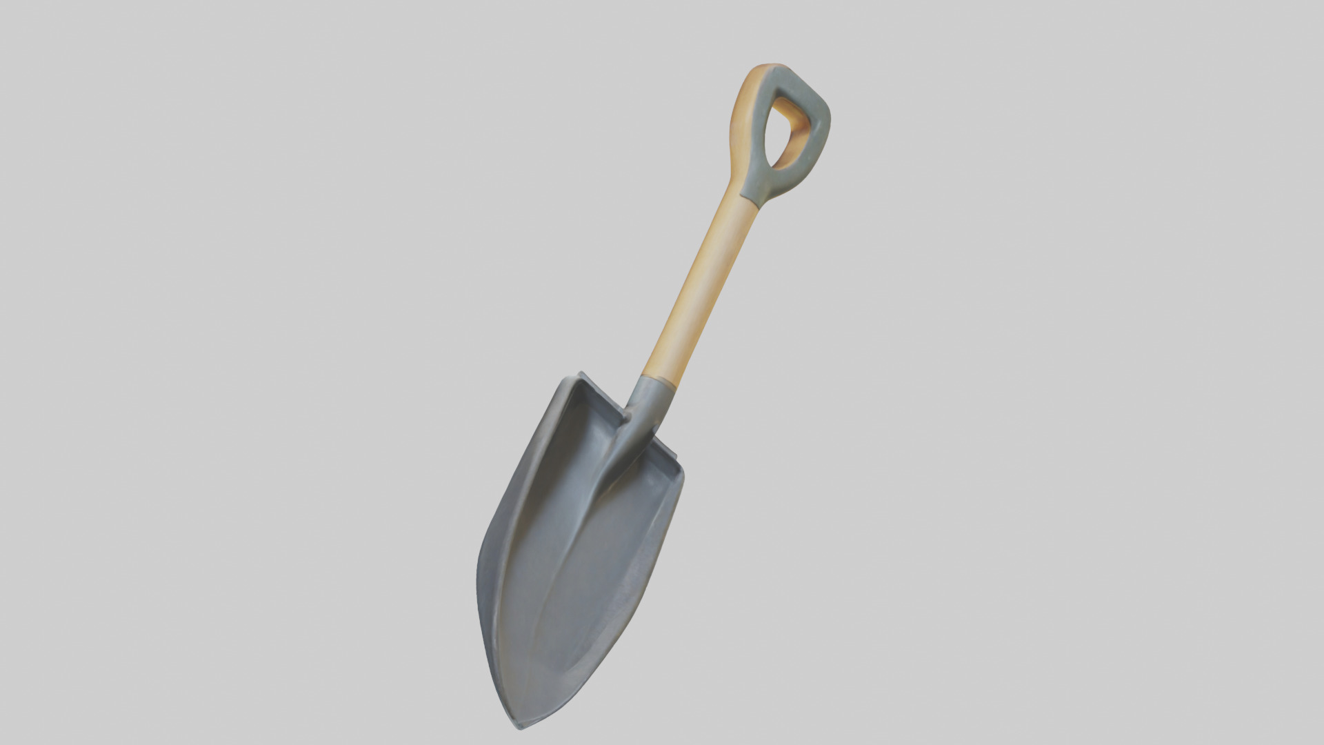 Cartoon Shovel model 3D model_1