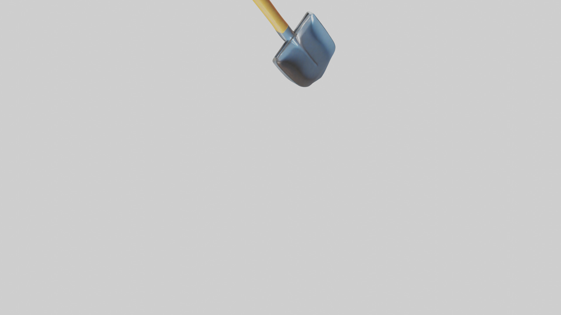 Cartoon Shovel model 3D model_6