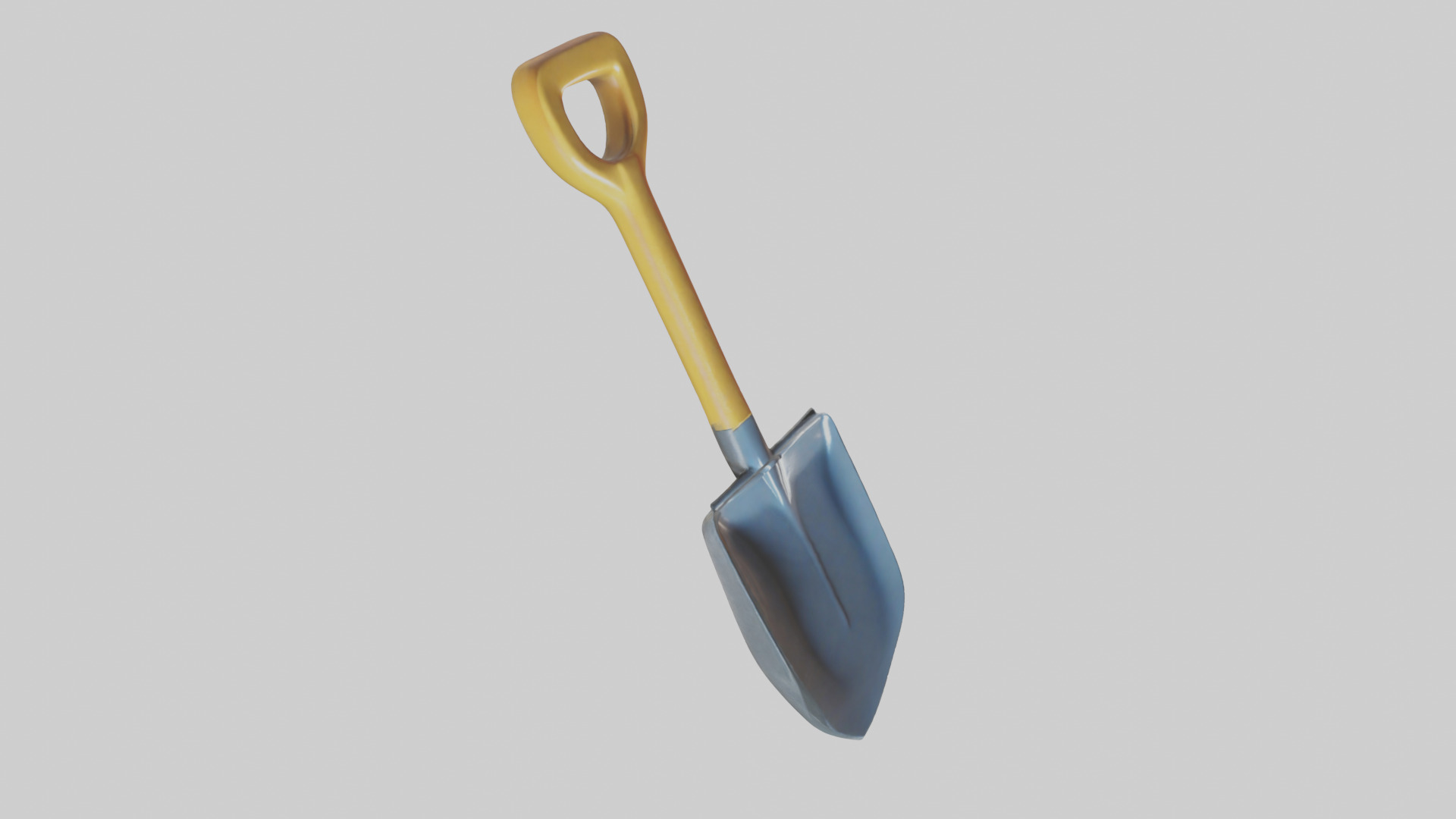 Cartoon Shovel model 3D model_7