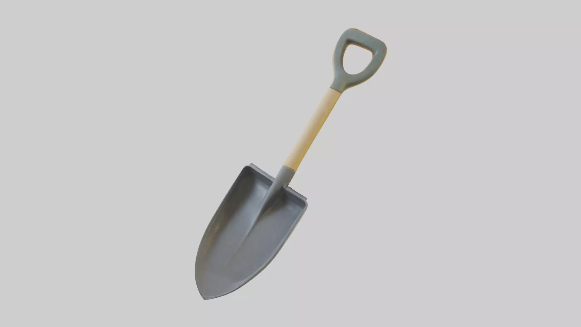 Cartoon Shovel model 3D model_0