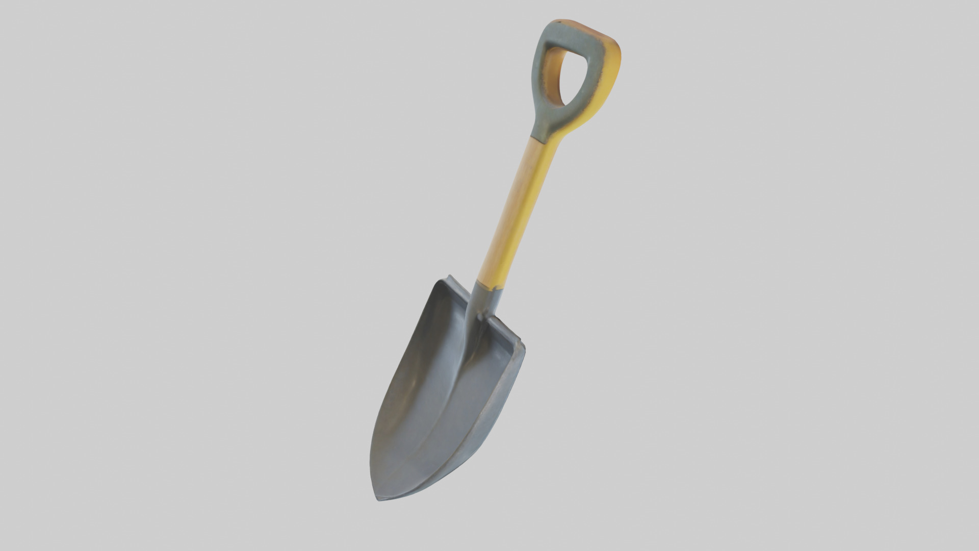 Cartoon Shovel model 3D model_2