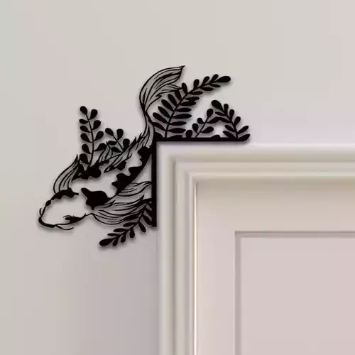 Fish Door Corner Decor
