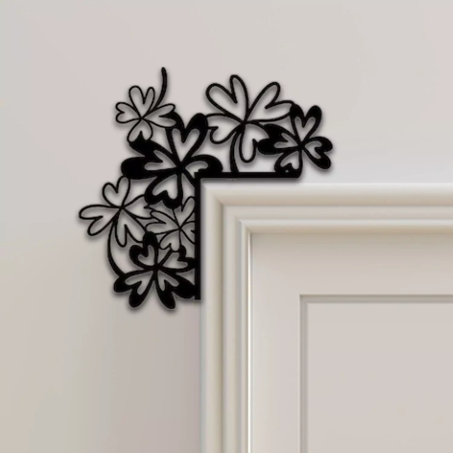 Flower Door Corner Decor 3D print model_0