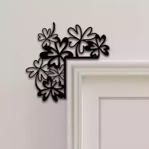 Flower Door Corner Decor