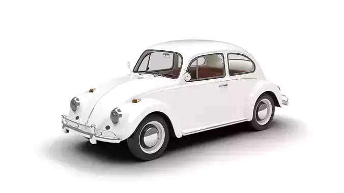 Volkswagen Beetle 1300 1963 3d model