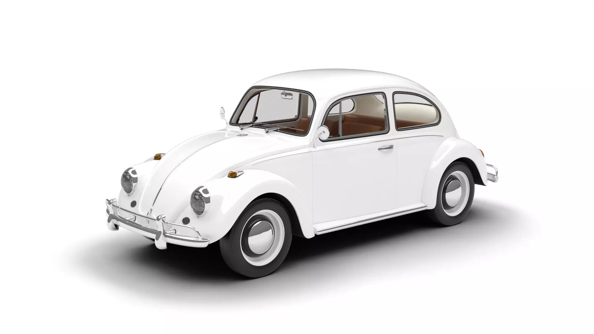 Volkswagen Beetle 1300 1963 3d model 3D model