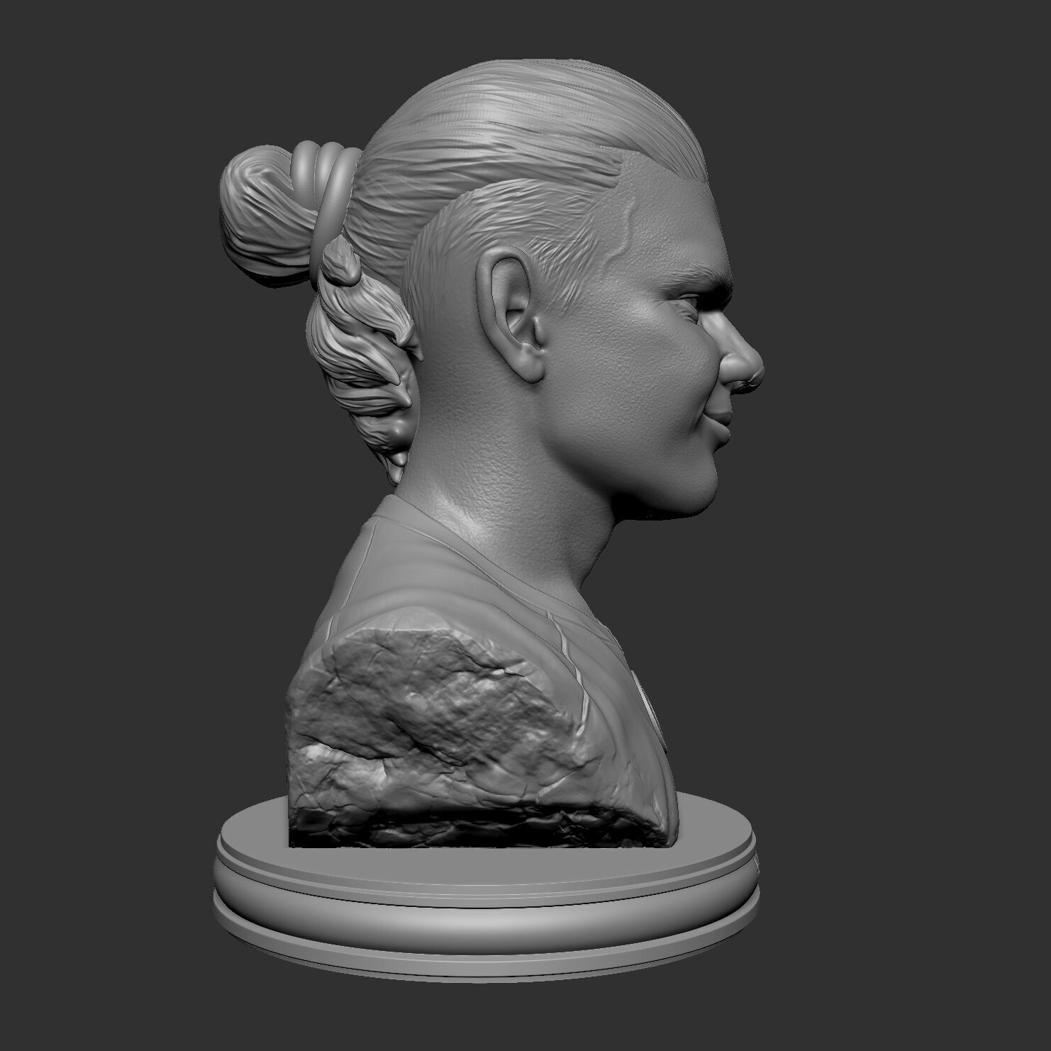 Erling Haaland Stone 3D print model_3