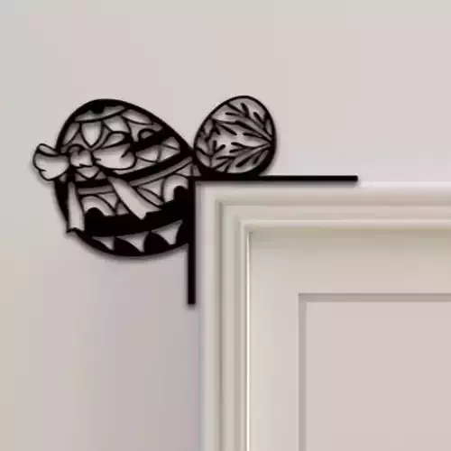 Egg Door Corner Decor