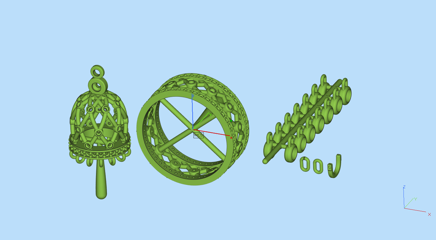 Tassel ring 3D print model_14