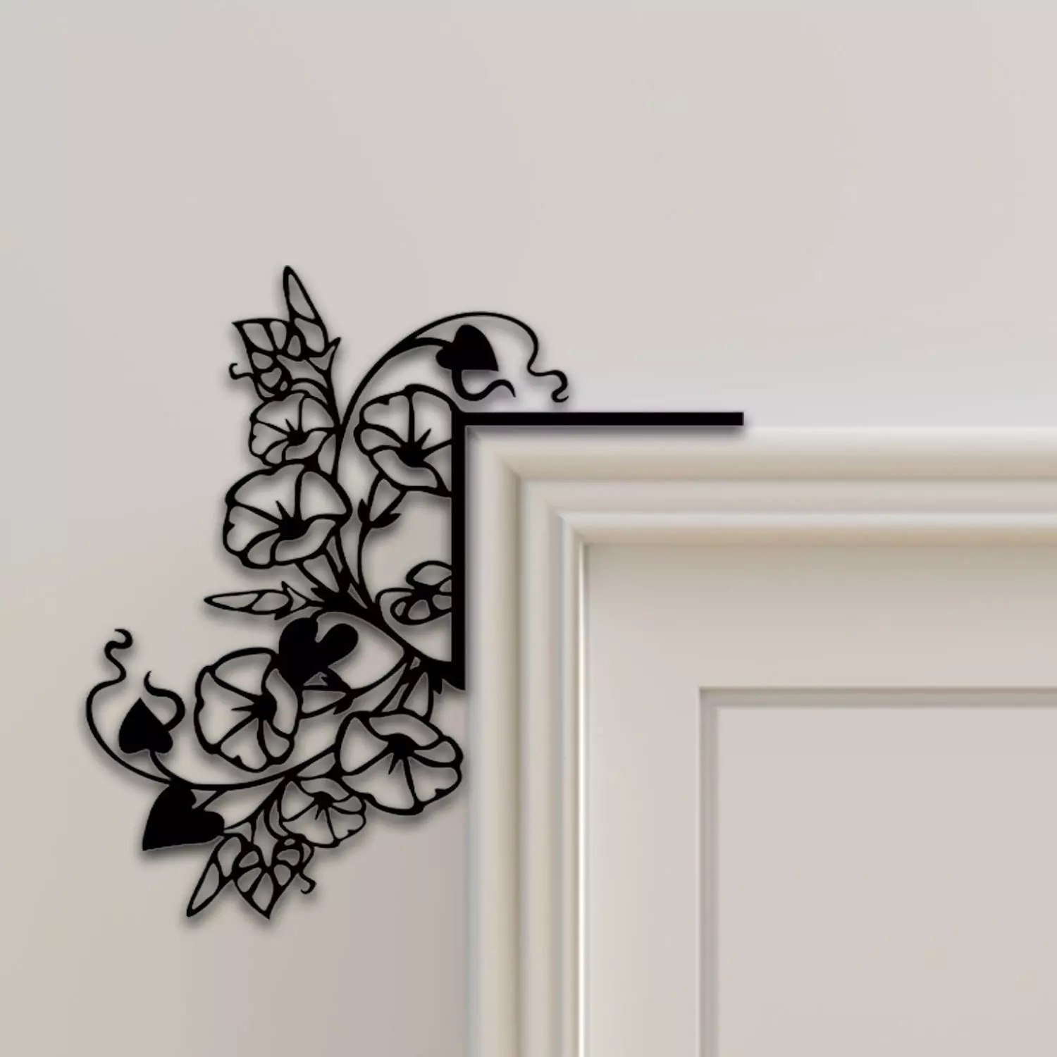 Flower Door Corner Decor 3D print model_0