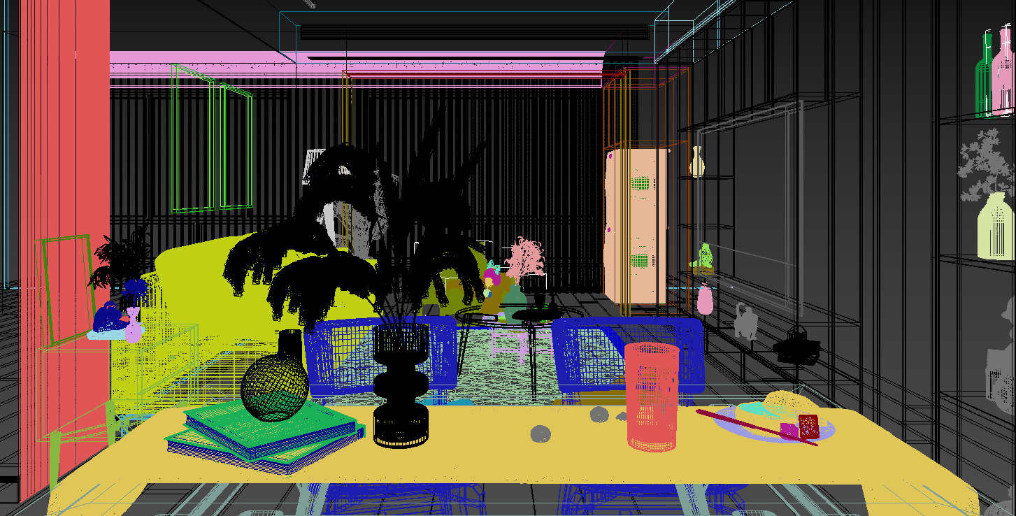 Living Room 3D model_13