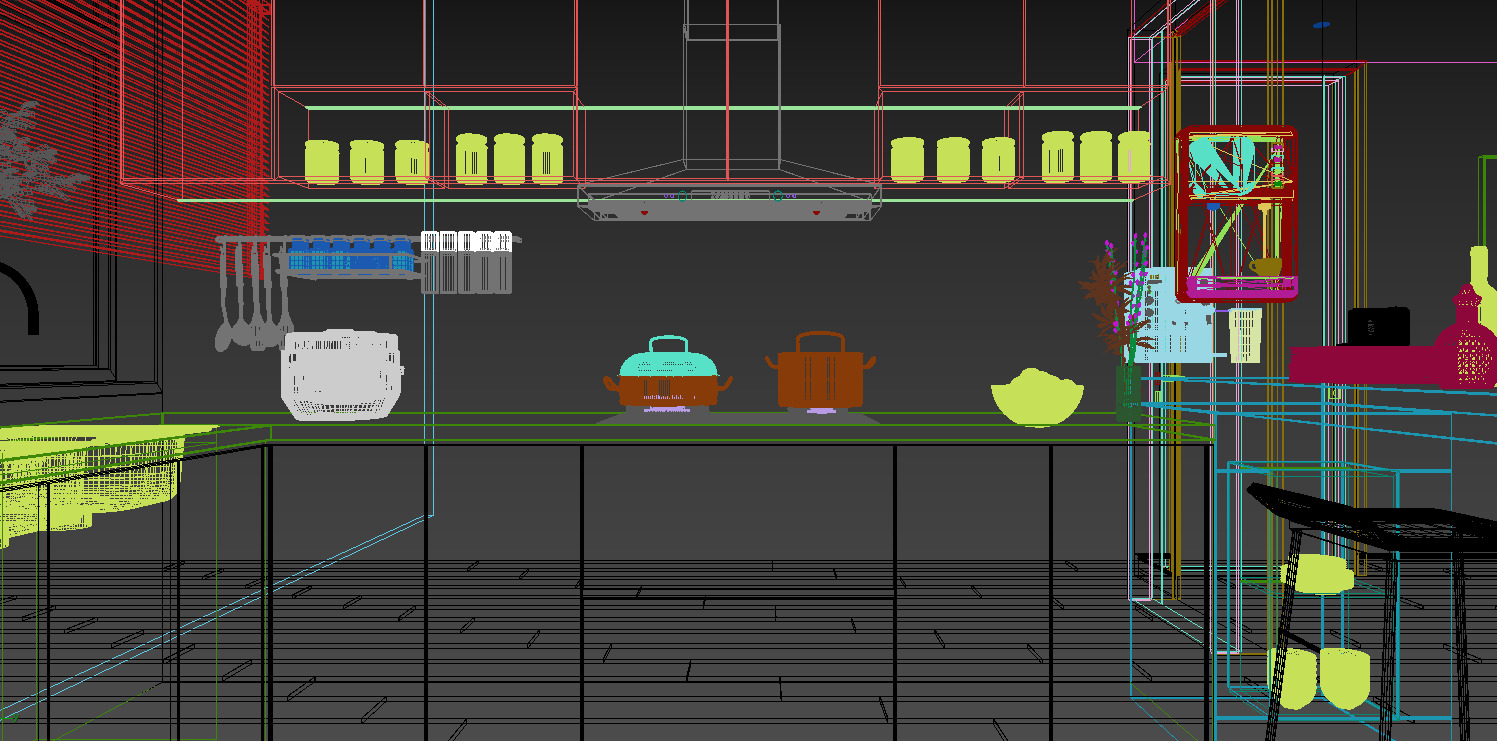 Living Room 3D model_5