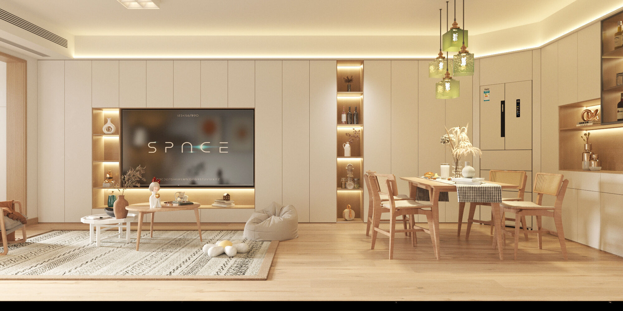 Living Room 3D model_11