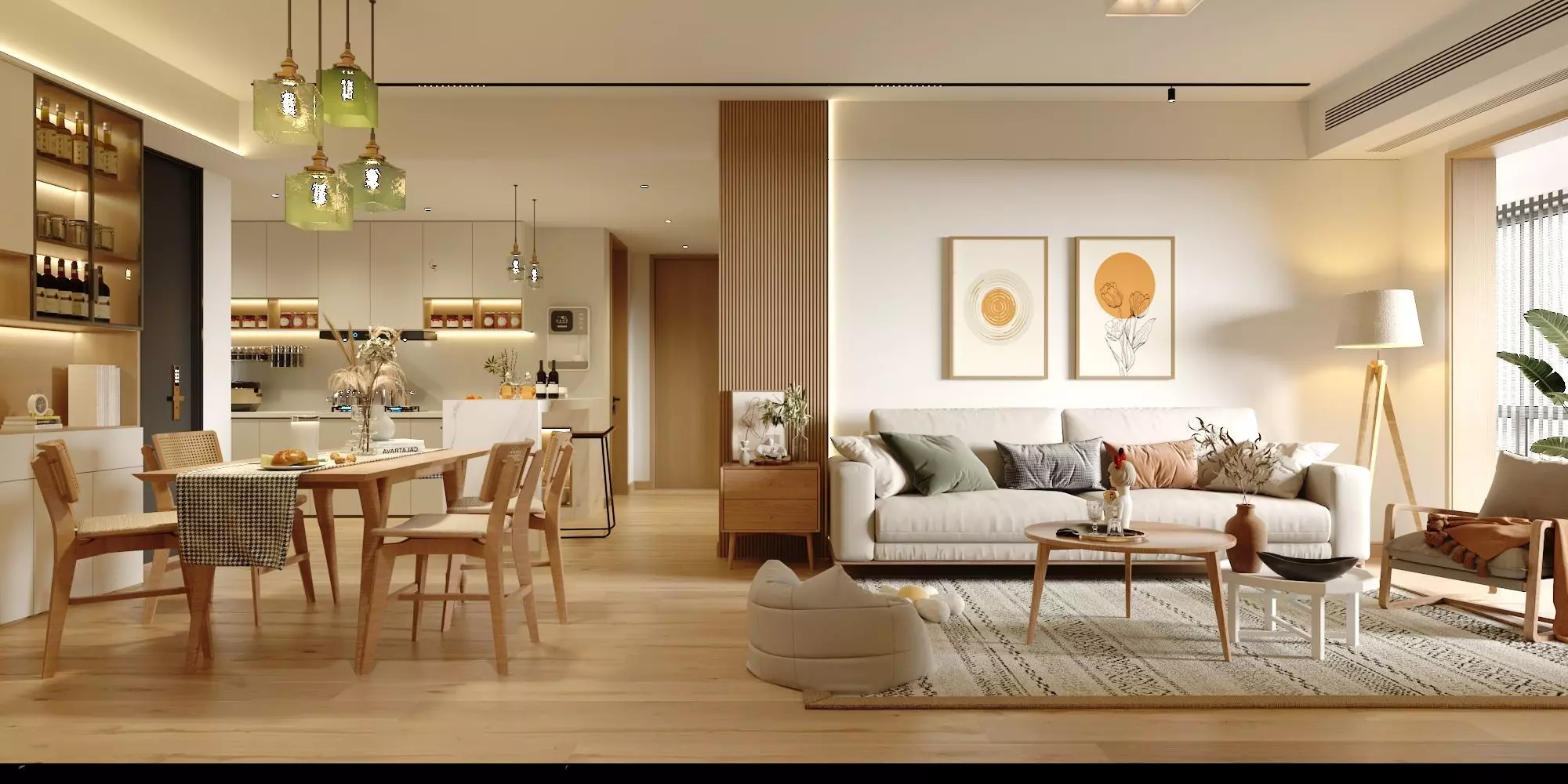 Living Room 3D model_0