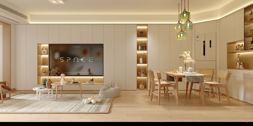 Living Room 3D model_2