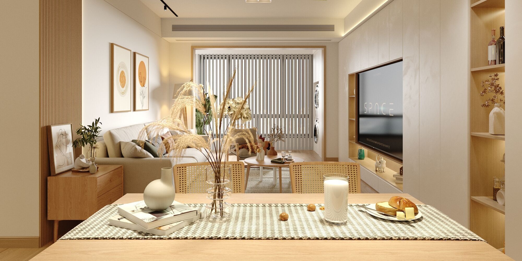 Living Room 3D model_3