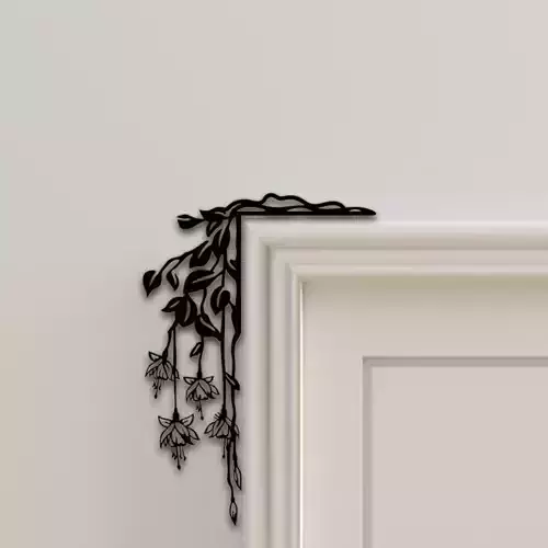 Flower Door Corner Decor