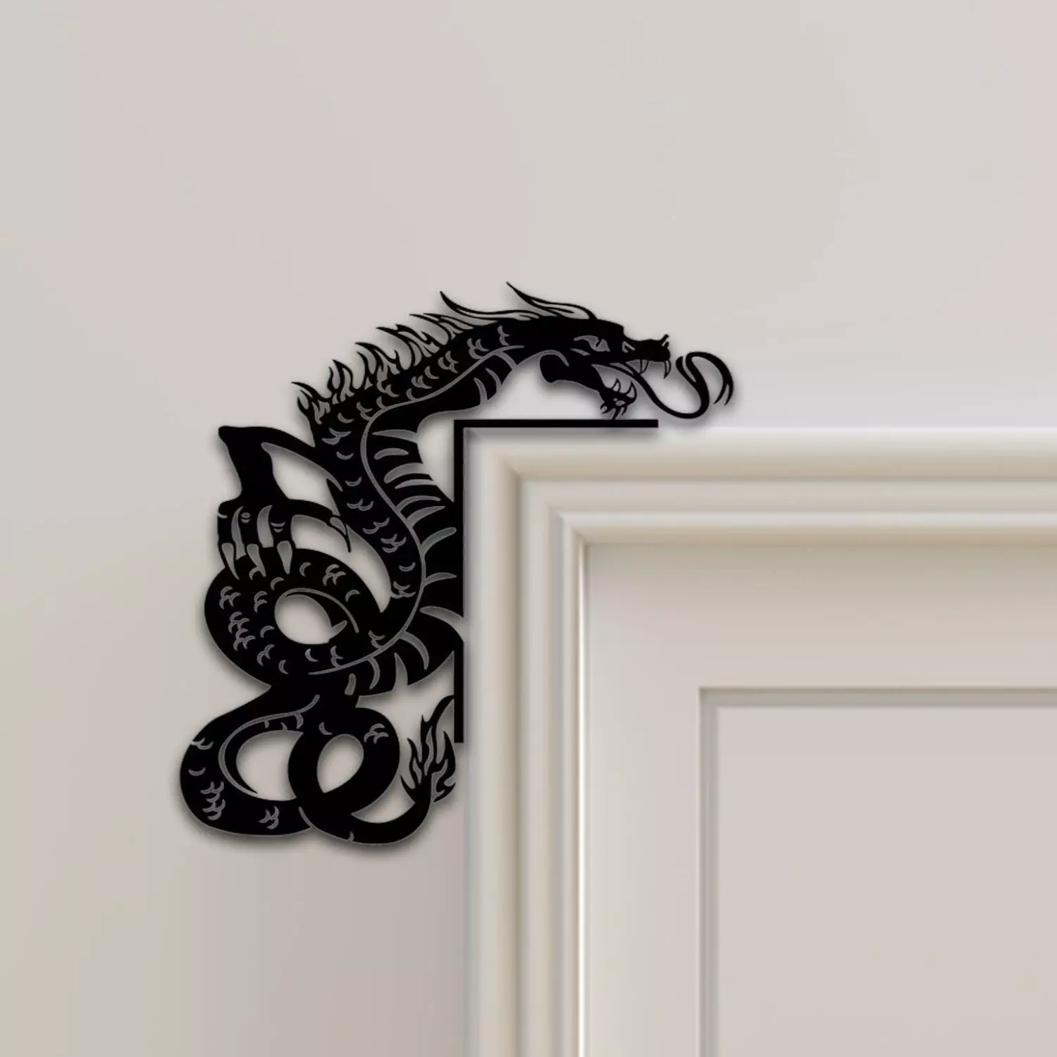 Dragon Door Corner Decor 3D print model