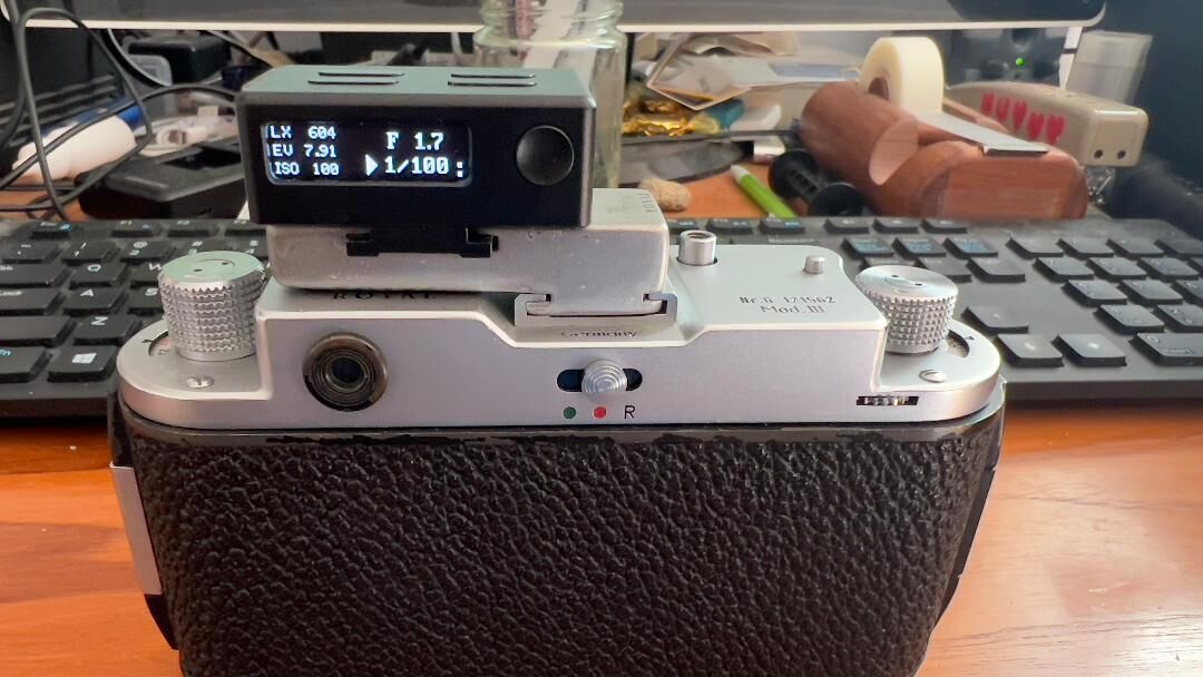 Off-Set Cold Shoe for Robot Royal camera and other cameras 3D print model_5