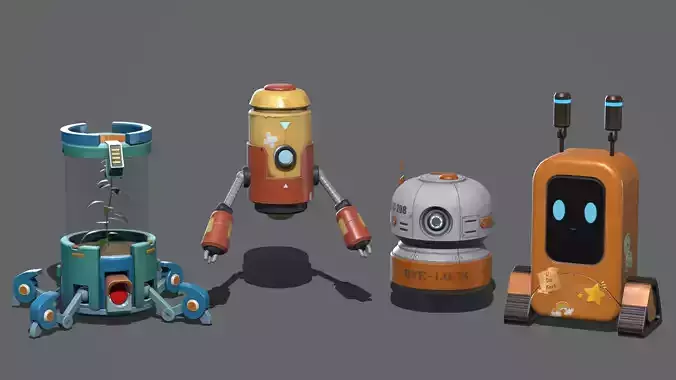 Sci-fi Robots Set