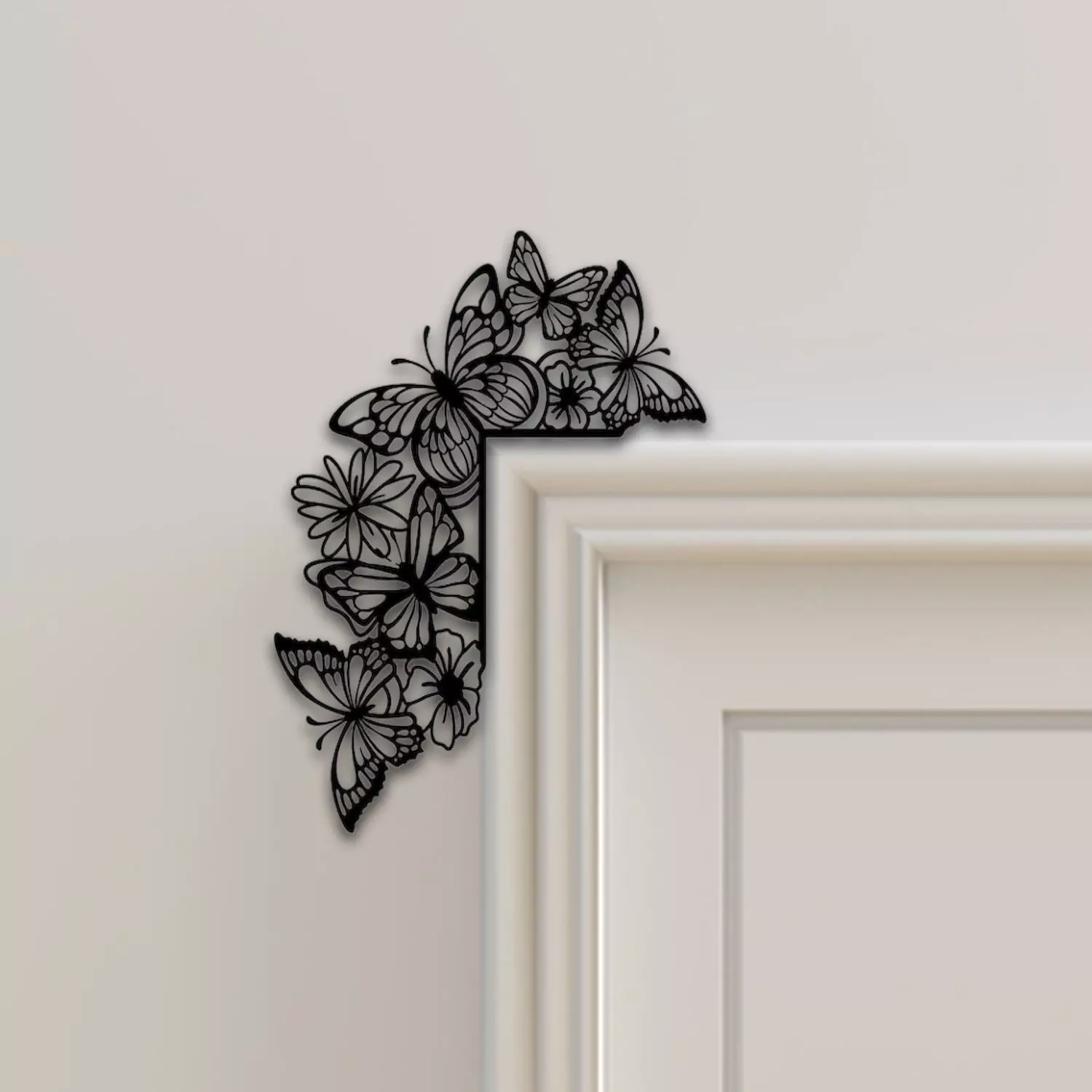 Butterfly Door Corner Decor 3D print model