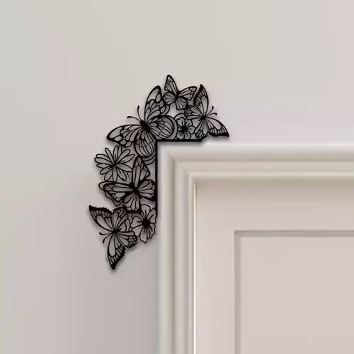 Butterfly Door Corner Decor
