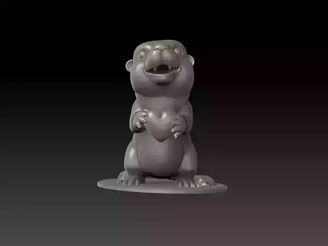  Otter 3D model