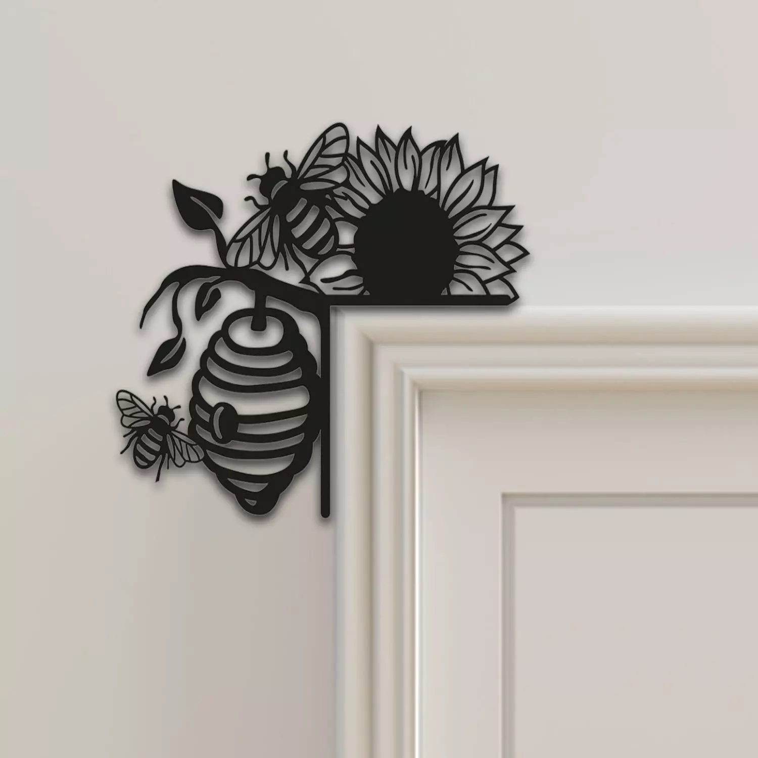 Bee Door Corner Decor 3D print model