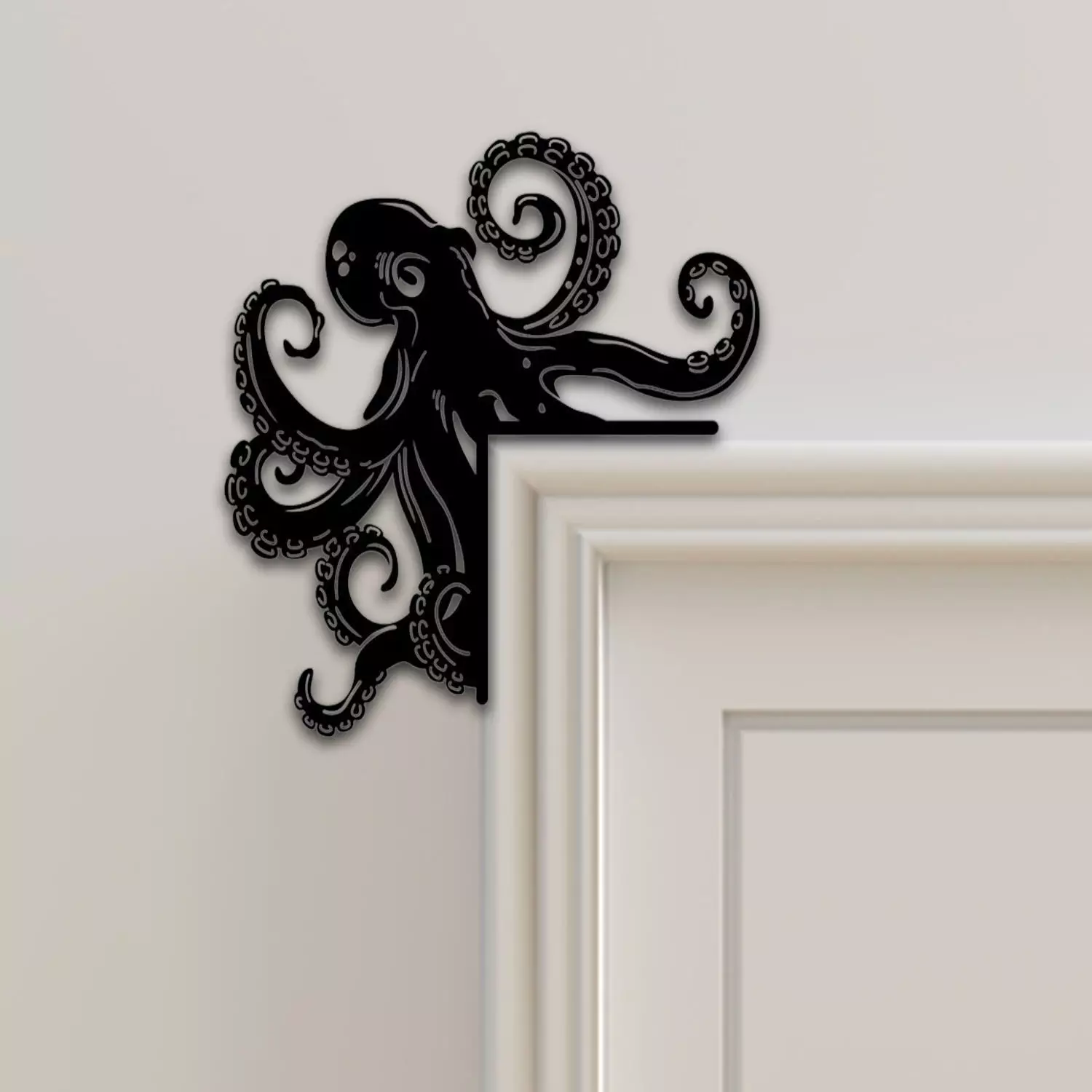 Octopus Door Corner Decor 3D print model