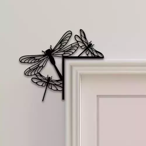 Dragonfly Door Corner Decor