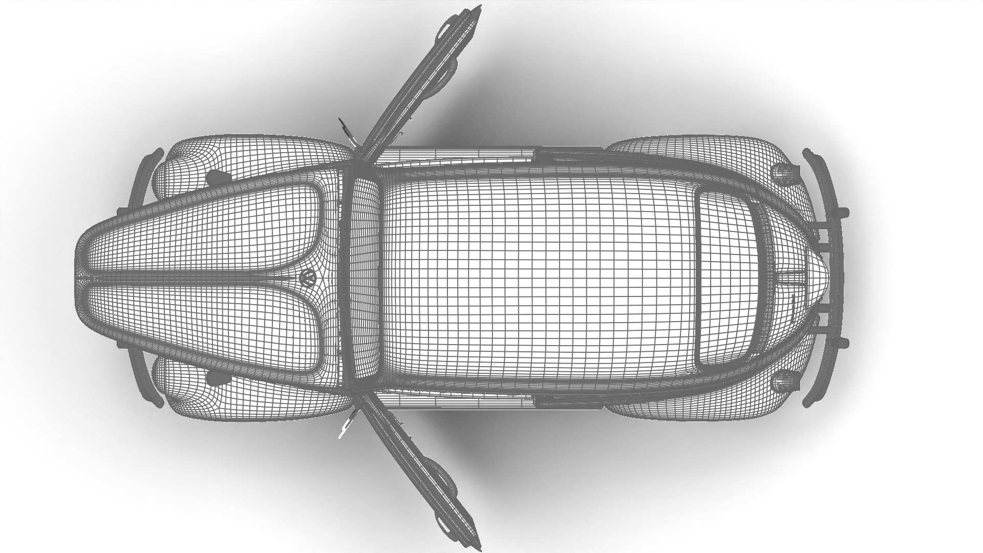 Volkswagen Beetle 1300 1963 HQ 3d model 3D model_38