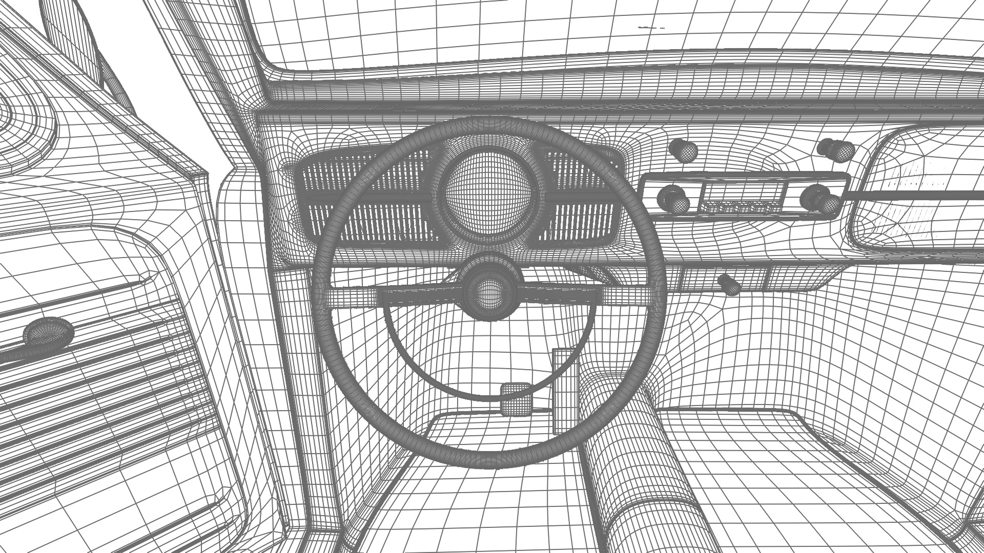 Volkswagen Beetle 1300 1963 HQ 3d model 3D model_47