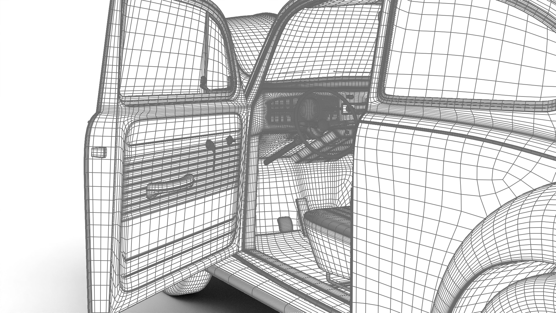 Volkswagen Beetle 1300 1963 HQ 3d model 3D model_40