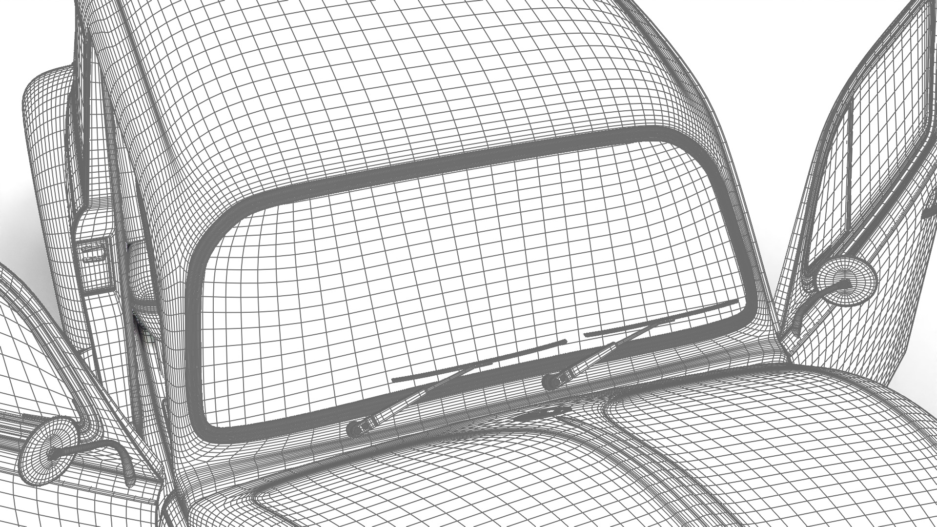 Volkswagen Beetle 1300 1963 HQ 3d model 3D model_30