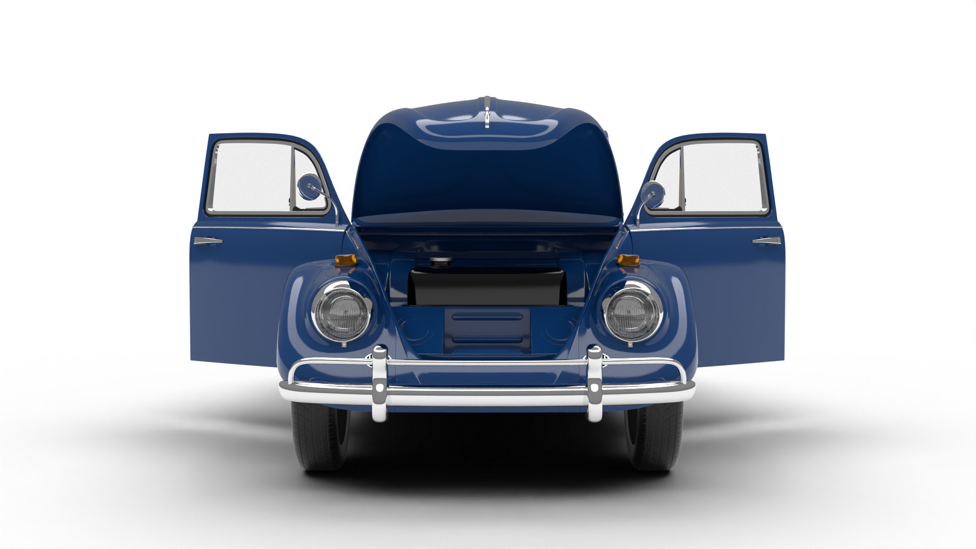 Volkswagen Beetle 1300 1963 HQ 3d model 3D model_12
