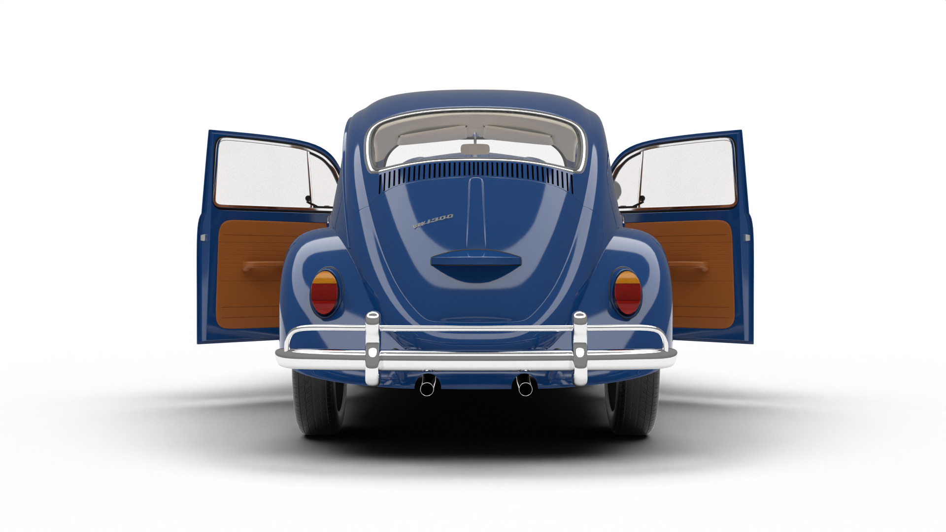 Volkswagen Beetle 1300 1963 HQ 3d model 3D model_11