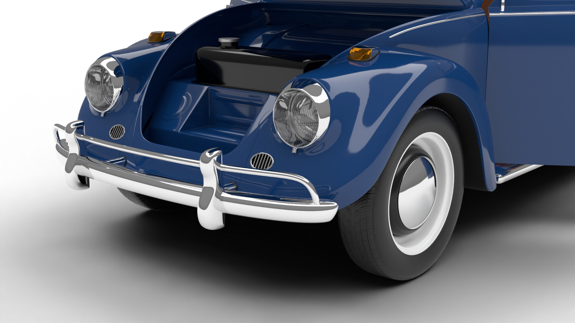 Volkswagen Beetle 1300 1963 HQ 3d model 3D model_2
